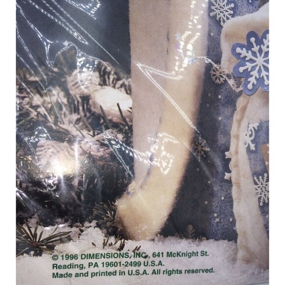 Christmas Craft Project Kit Bottle Buddies Jack Frost 18101 Dimensions 1996 - Picture 5 of 9